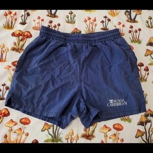Cotton booty shorts with decal